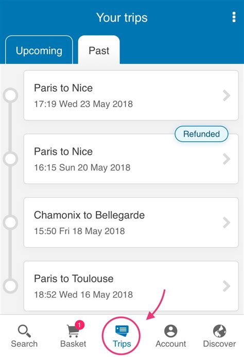 find  train booking reference number rail europe