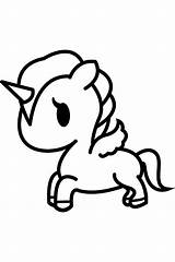 Coloring Pages Cute Unicorns Unicorn Popular sketch template