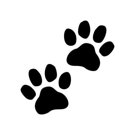 dog paw print drawing images   finder