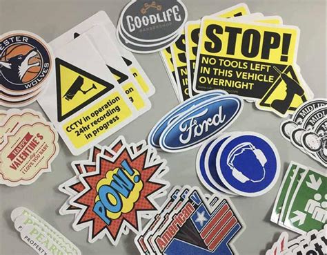 cheap full colour custom printed stickers   uk delivery