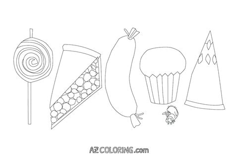 hungry caterpillar coloring page  getdrawings