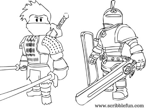 roblox colouring pages cool