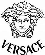 Versace Medusa sketch template
