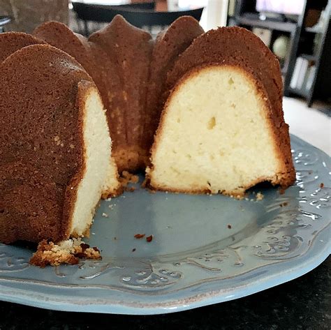 simply   pound cake recipe  red painted cottage