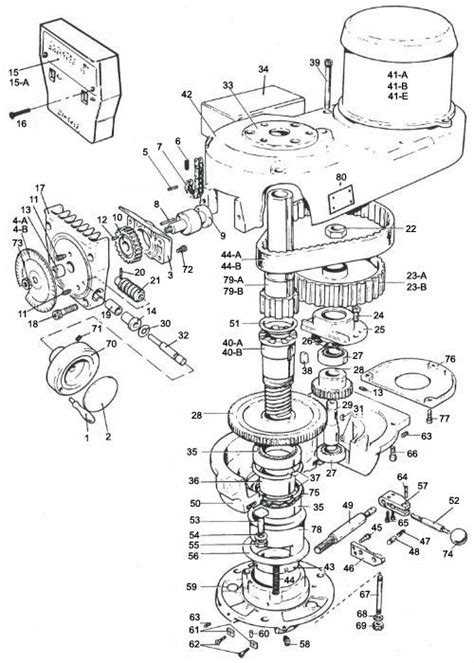 bridgeport mill parts diagram alternator