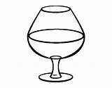 Copo Vino Bicchiere Colorare Vinho Dibujos Verre Disegni Vin Bebidas Acolore Bibite sketch template