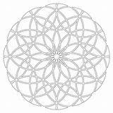 Mandala Geometrie Printablecolouringpages sketch template