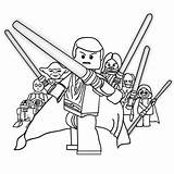 Coloring Pages Lego Wars Star Luke Skywalker Chewbacca Clipart Characters Library Getdrawings Kids Color Drawing Getcolorings sketch template