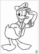 Donald Coloring Duck Dinokids Pages Close Disney sketch template
