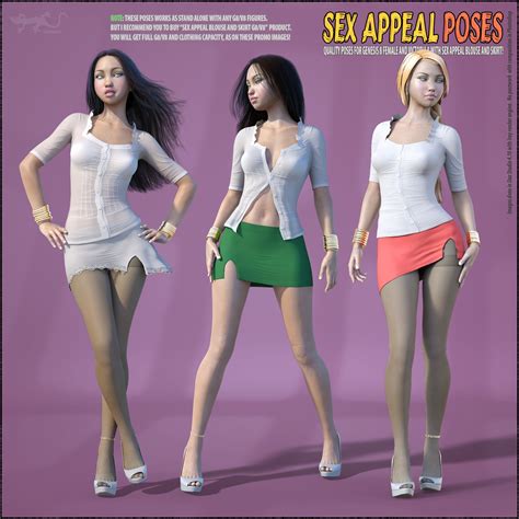 sexappeal poses for genesis 8 and for victoria 8 3d figure assets hameleon