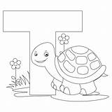 Animal Coloring Alphabet Pages Animals Getcolorings Color sketch template