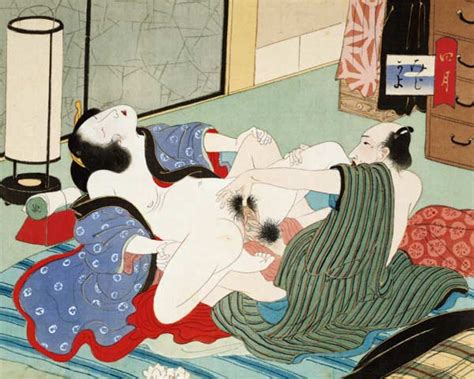 Couple Having Sex In An Interior Japanese School As Art