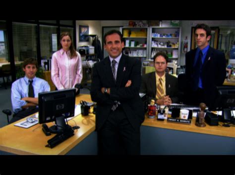 nbc s the office cast goes casual to help in the fight against breast cancer