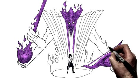 draw sasuke susanoo