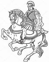 Guerriero Romano St2 Cavallo Beauchemin Fiacre Mercenario sketch template