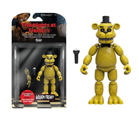 Funko Golden Freddy Collectible Action Figure Fnaf Merch