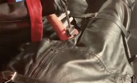 Leather Club Balls Torture In Leather Sleepsack Part 5 Ld