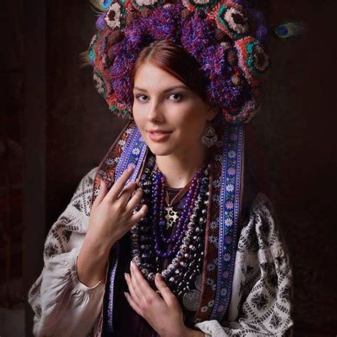 Spectacular Ukrainian Crowns On Slavic Inspired Photoshoot Look