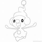 Pokemon Mime Jr sketch template