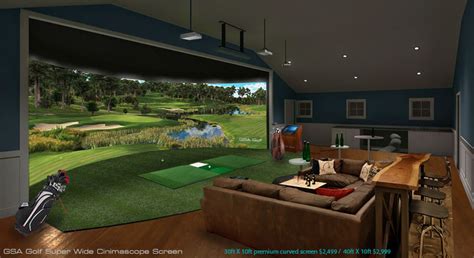 gsa golf golf simulator screens