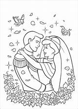 Coloring Cinderella Pages Prince Charming Getcolorings sketch template