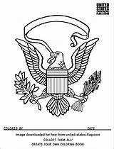 Coloring Navy Eagle Clipart Pages Military Flag American Drawing Army Symbol Book United States Forces Armed Emblems Marine Color Clip sketch template