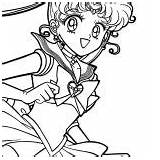 Sailor Usagi Tsukino Moon Coloring Cute sketch template