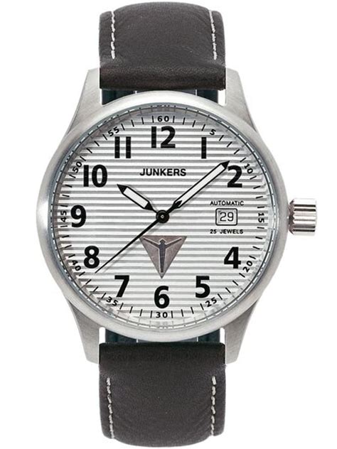 junkers ju  swiss eta   automatic   sapphire crystal