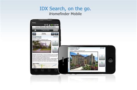 add mobile idx home search   website real estate web site