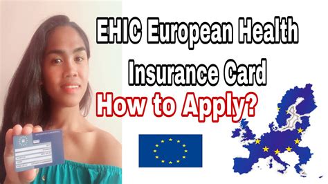 apply  ehic european health insurance card   ehic