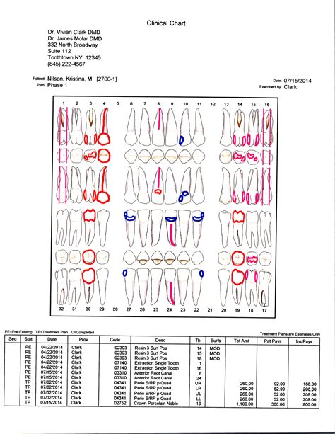 dental charting dental charting dental   plan vrogueco