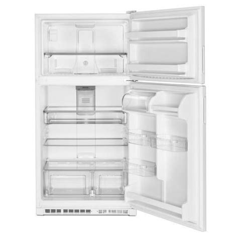 maytag mrt311fffh 33 inch wide top freezer refrigerator with