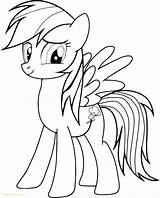 Pony Little Dash Rainbow Drawing Color Coloring Paintingvalley Pages Drawings sketch template