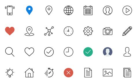 collection  vector icons png pluspng