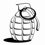 Grenade Grenades Getdrawings sketch template