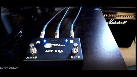 aby box pedal   wire solutions demonstration youtube