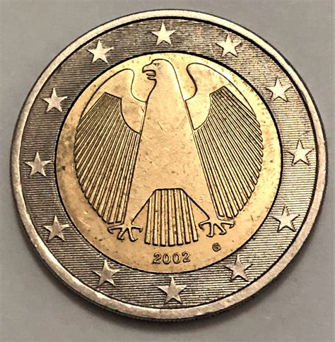 rare  euro coin germany  eagle  serie  good etsy