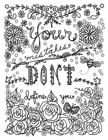 printable coloring pages  anxiety reduction happier human