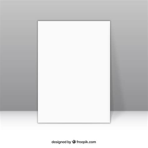 vector blank paper