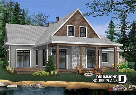 rear view base model beautiful panoramic view ranch style house plan master suite  main