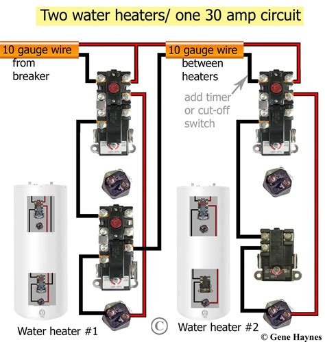 electric water heater thermostat wiring diagram general wiring diagram