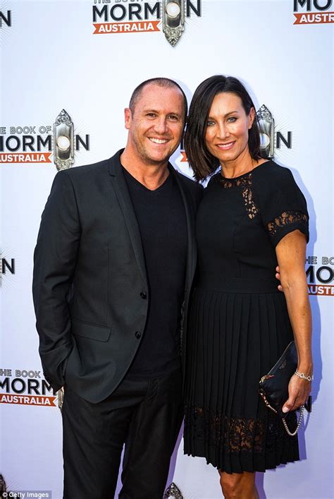 larry emdur and wife sylvie attend book of mormon premiere daily mail online