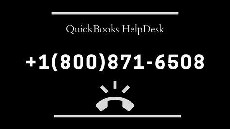Quickbooks Customer Service Phone Number 1 800 871 6508