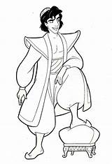Aladdin Prince Aladin Aladino Tegninger Sidekicks Adam Iluminar Kleurplaten Coloringfolder sketch template