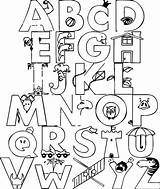 Coloring Alphabet Pages Abc Printable Choose Board sketch template