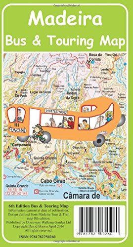 madeira bus touring map david brawn  abebooks