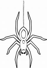Spider Halloween Coloring Printable Kids sketch template