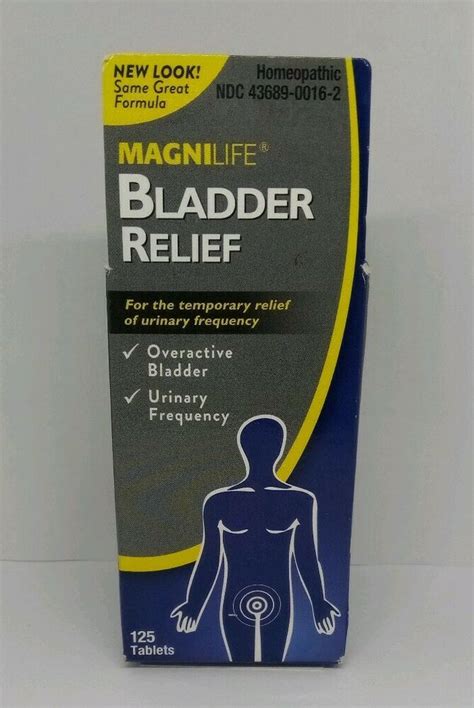 Magnilife Bladder Relief Urinary Frequency Overactive Bladder 125