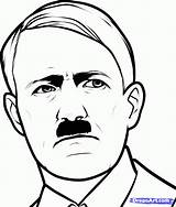 Hitler Adolf Clipart Drawing Draw Clip Germany Clipground Getdrawings sketch template