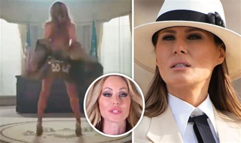 Melania Trump Lookalike Who Strips In New Video Hits Back